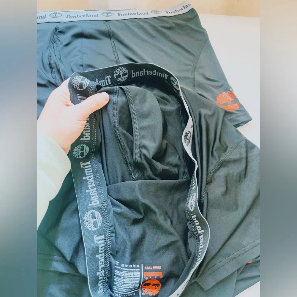 Timberland Men Performance Cool Dry Underwear Boxer XXL Trunk 9-inch Briefs 1 Pk